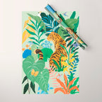 Tiger in Jungle  Wrapping Paper Gallery Image 1