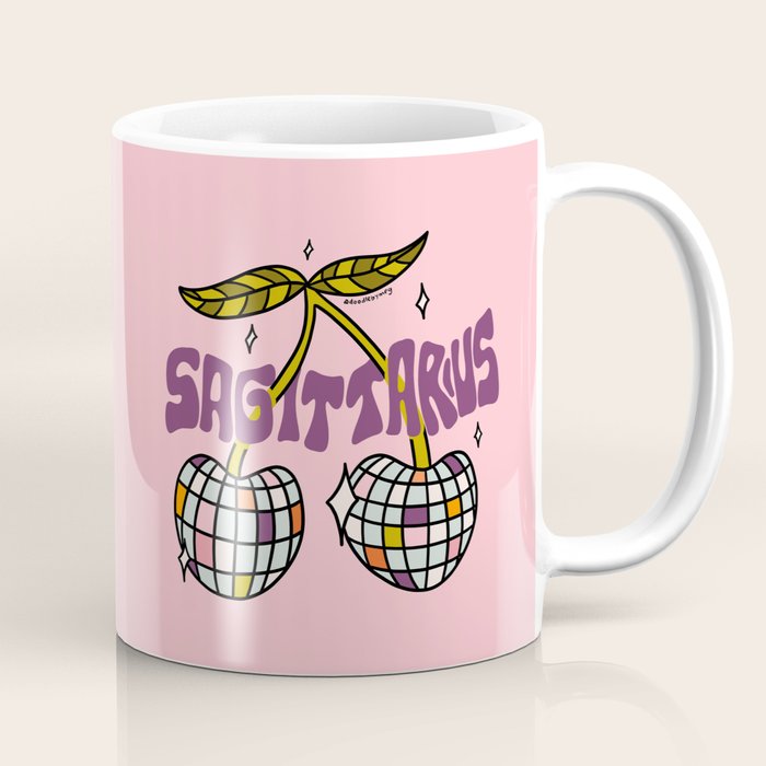 Sagittarius Cherries Coffee Mug Gallery Image 1