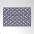 Bows & Ribbons Pattern XXXIII Neutral Lavender Purple Welcome Mat Gallery Image 1