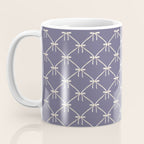 Bows & Ribbons Pattern XXXIII Neutral Lavender Purple Coffee Mug Gallery Image 3