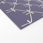 Bows & Ribbons Pattern XXXIII Neutral Lavender Purple Welcome Mat Gallery Image 2