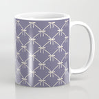 Bows & Ribbons Pattern XXXIII Neutral Lavender Purple Coffee Mug Gallery Image 1