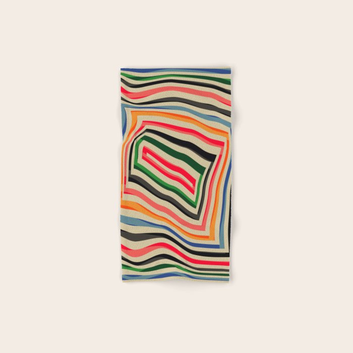 abstract lines Bath Towel Gallery Image 1