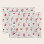  Light Glam Cocktails Theme Placemat Gallery Image 1