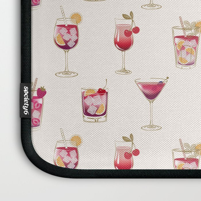  Light Glam Cocktails Theme Laptop Sleeve Gallery Image 3