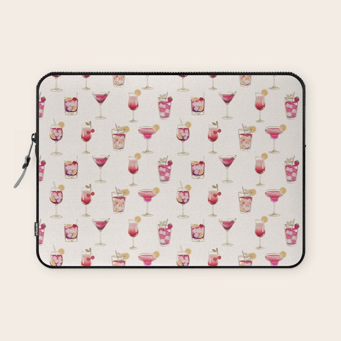  Light Glam Cocktails Theme Laptop Sleeve Gallery Image 1