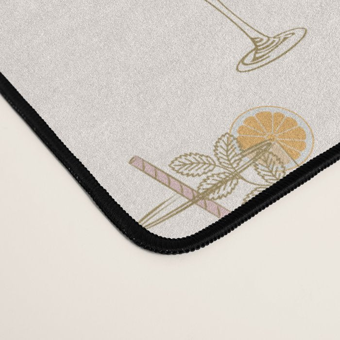  Light Glam Cocktails Theme Desk Mat Gallery Image 4
