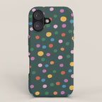 Dancing Balls on Green iPhone Case Gallery Image 1