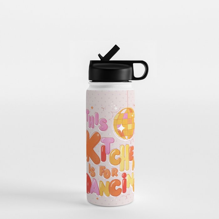 This Kitchen Is For Dancing Water Bottle Gallery Image 1
