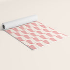 Golf Club Head Vintage Pattern (Beige/Pink) Yoga Mat Gallery Image 2