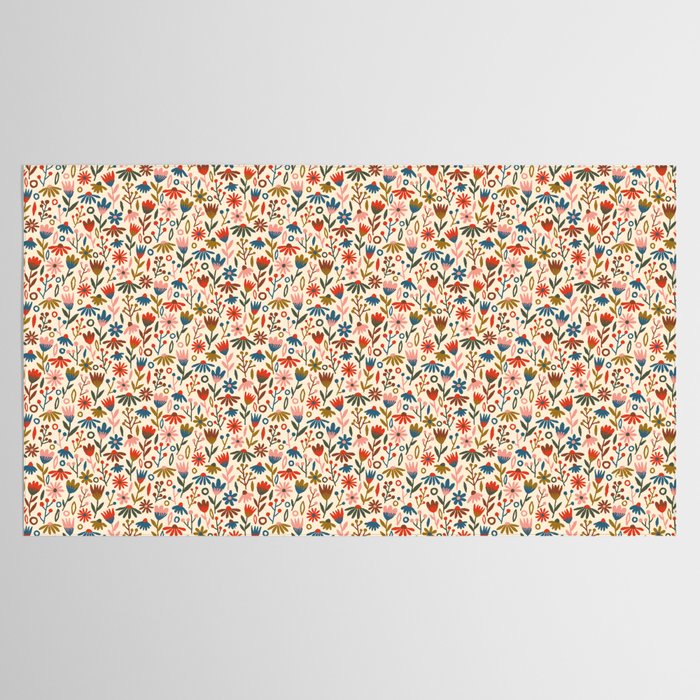 Exotic Floral Garden Tablecloth Gallery Image 2
