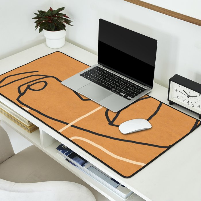 Abstract Face 6 Desk Mat Gallery Image 2