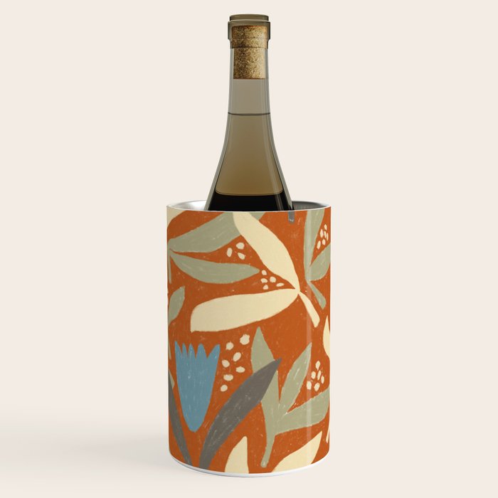 Hand Drawn Florals #1 Wine Chiller Gallery Image 1