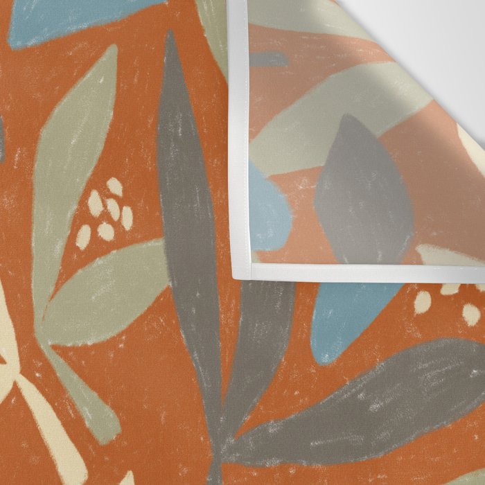 Hand Drawn Florals #1 Wall Tapestry Gallery Image 3