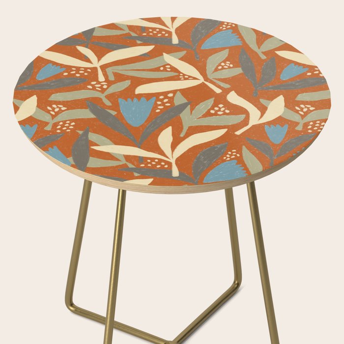 Hand Drawn Florals #1 Side Table Gallery Image 2