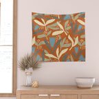 Hand Drawn Florals #1 Wall Tapestry Gallery Image 2