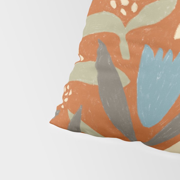 Hand Drawn Florals #1 Pillow Sham Gallery Image 4