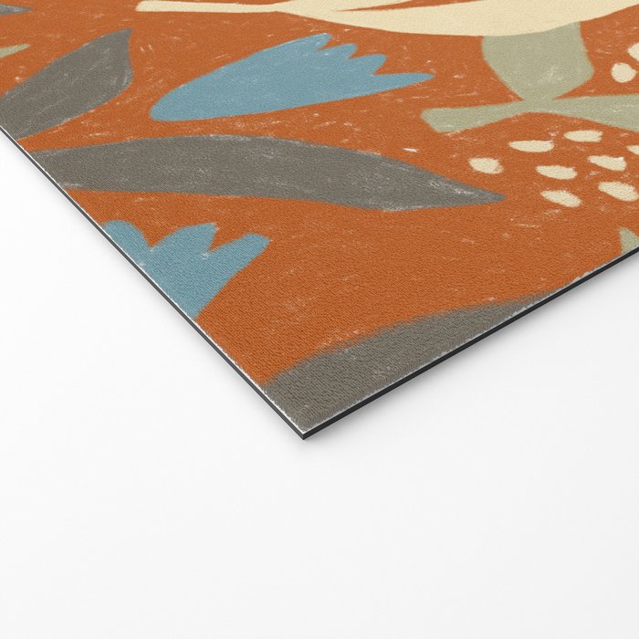 Hand Drawn Florals #1 Welcome Mat Gallery Image 2