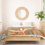 Hand Drawn Florals #1 Duvet Cover Gallery Image 3