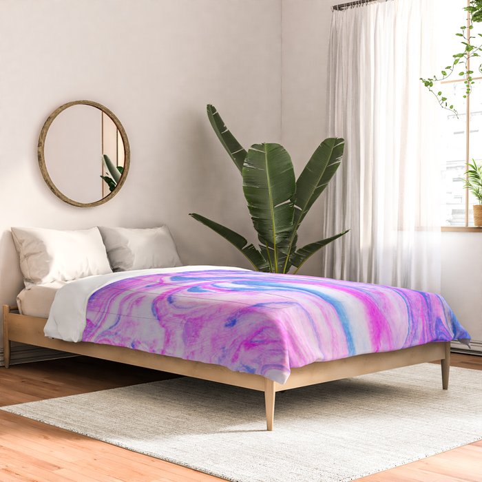 cotton candy marble Comforter Gallery Image 2
