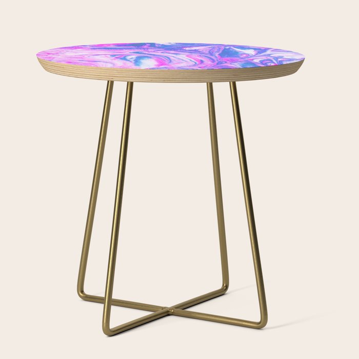 cotton candy marble Side Table Gallery Image 1