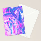 cotton candy marble Stationery Card Gallery Image 2