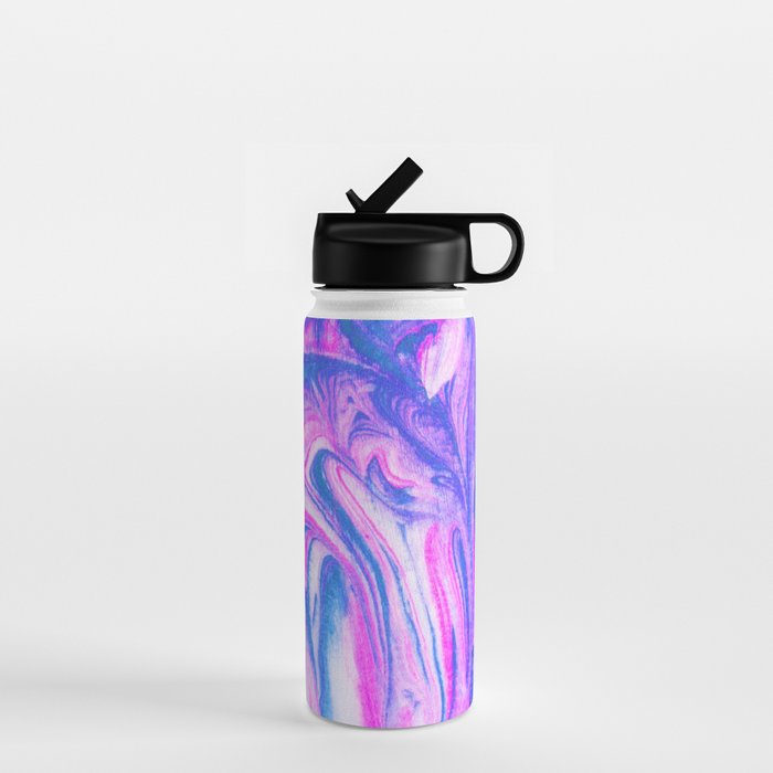 cotton candy marble Water Bottle Gallery Image 1