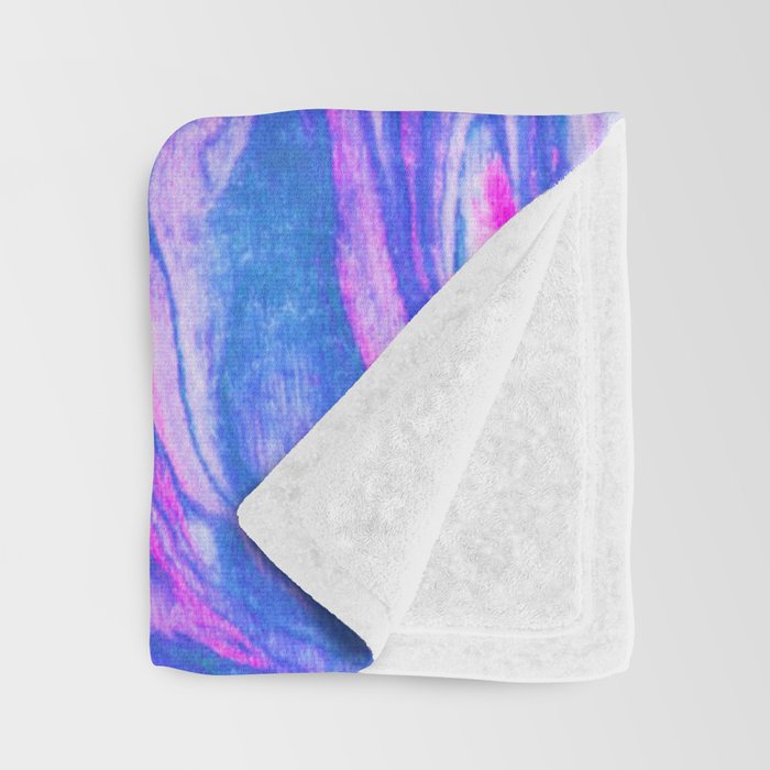 cotton candy marble Throw Blanket Gallery Image 3