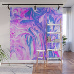 cotton candy marble Wall Mural Gallery Image 1