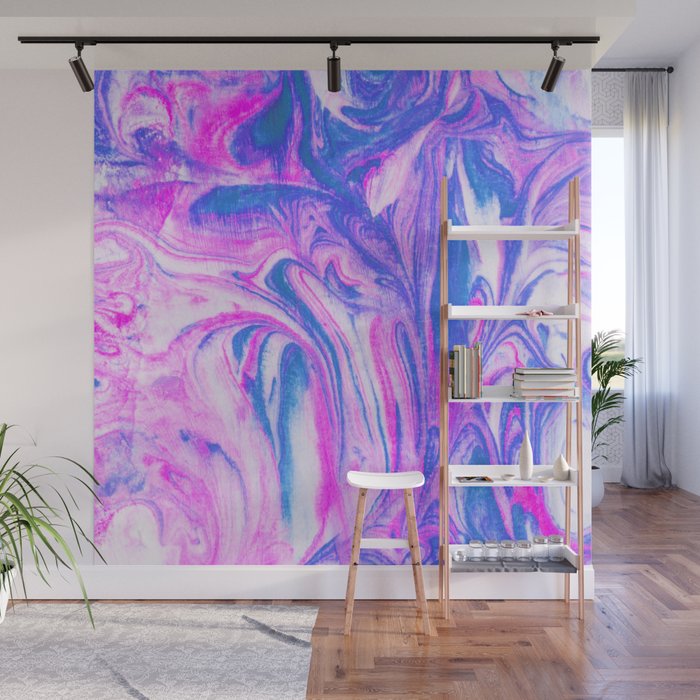 cotton candy marble Wall Mural Gallery Image 1