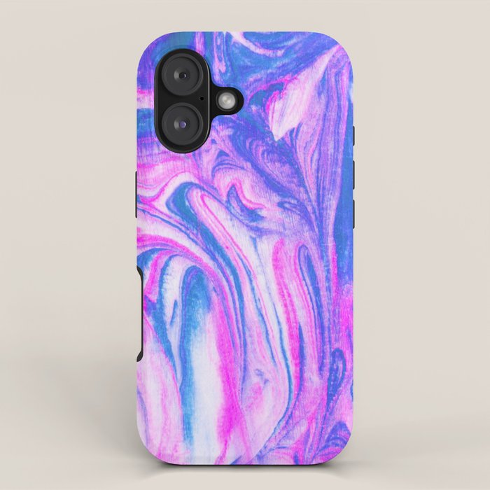 cotton candy marble iPhone Case Gallery Image 1
