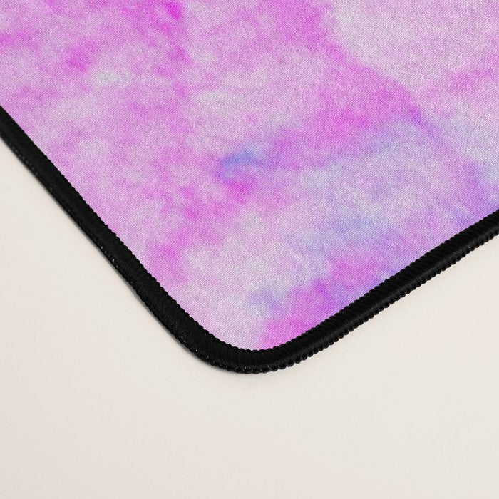 cotton candy marble Desk Mat Gallery Image 4