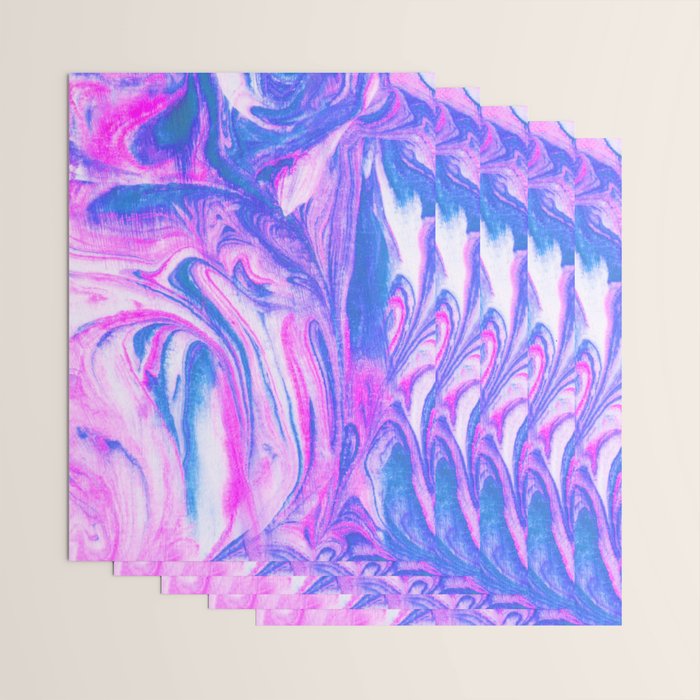 cotton candy marble Wrapping Paper Gallery Image 3