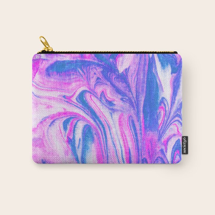 cotton candy marble Carry All Pouch Gallery Image 1