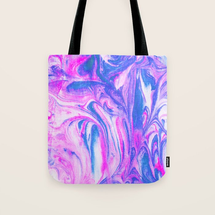 cotton candy marble Tote Bag Gallery Image 1