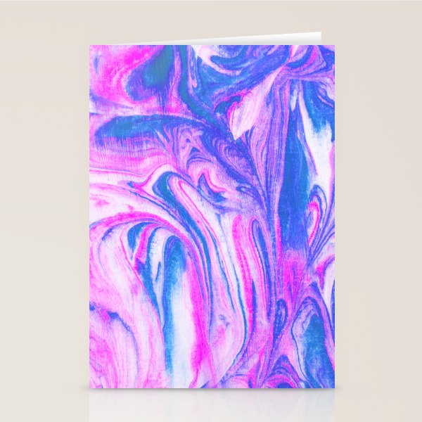cotton candy marble Stationery Card Gallery Image 2