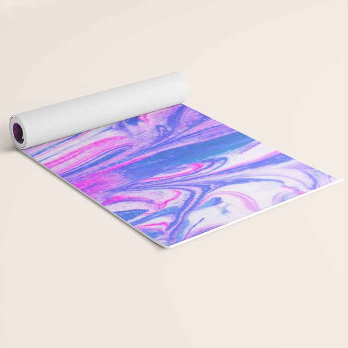 cotton candy marble Yoga Mat Gallery Image 2