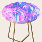 cotton candy marble Side Table Gallery Image 2