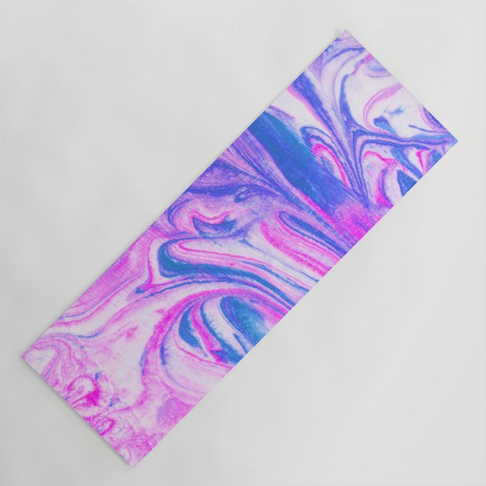 cotton candy marble Yoga Mat Gallery Image 1