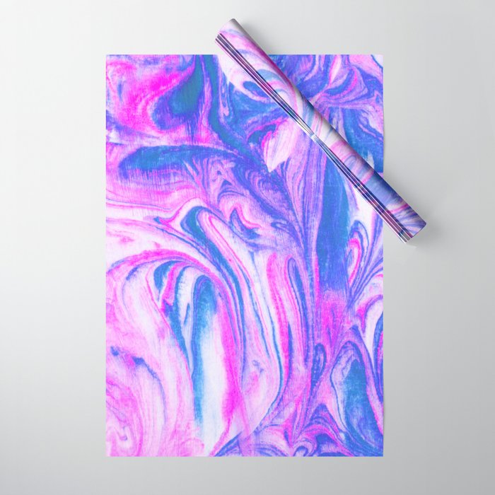 cotton candy marble Wrapping Paper Gallery Image 1