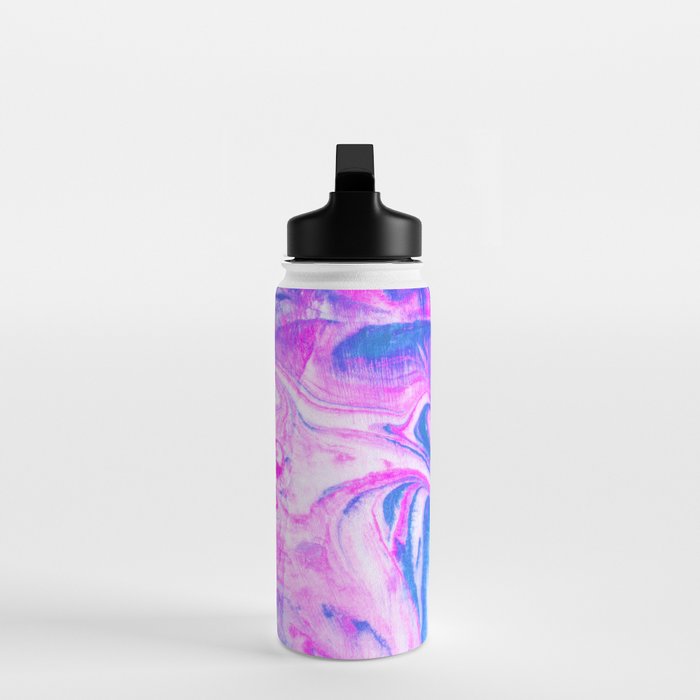 cotton candy marble Water Bottle Gallery Image 3
