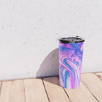 cotton candy marble Travel Mug Gallery Image 4