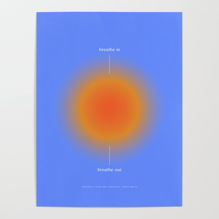 Positive Affirmations Gradient Poster Gallery Image 1