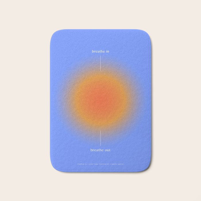 Positive Affirmations Gradient Bath Mat Gallery Image 1