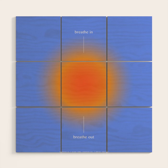 Positive Affirmations Gradient Wood Wall Art Gallery Image 1