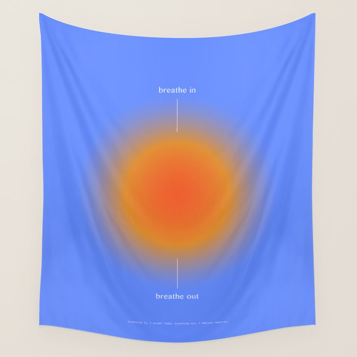 Positive Affirmations Gradient Wall Tapestry Gallery Image 4