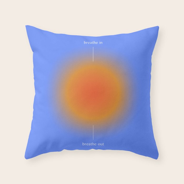 Positive Affirmations Gradient Throw Pillow Gallery Image 6
