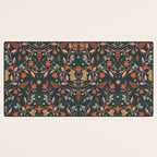 Dancing tigers in flowers field  Desk Mat Gallery Image 3