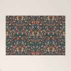 Dancing tigers in flowers field  Welcome Mat Gallery Image 1