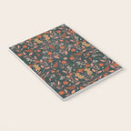 Dancing tigers in flowers field  Notebook Gallery Image 3